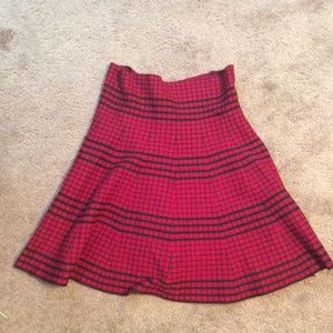 striped skirt